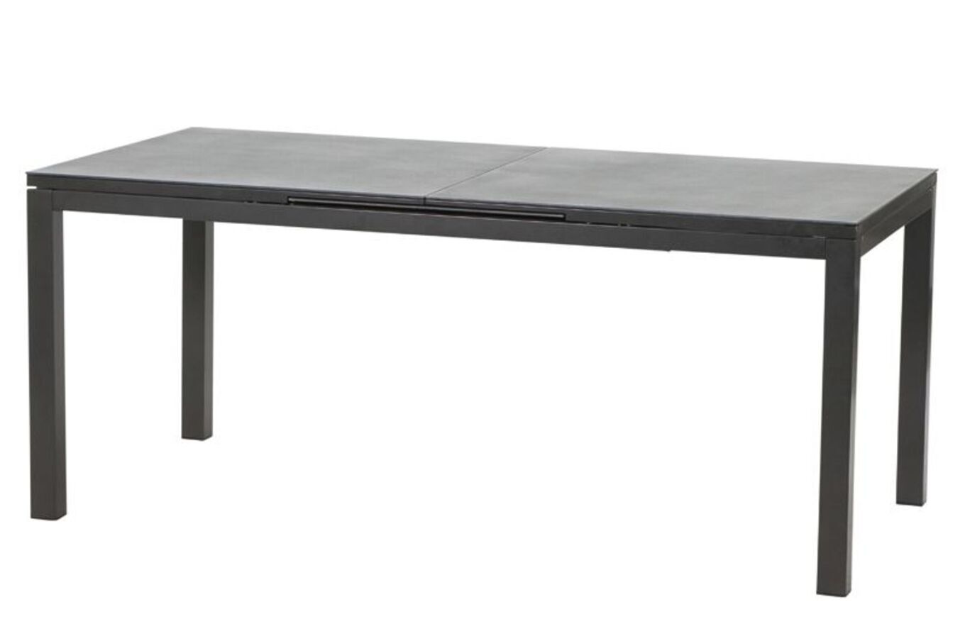 SIENA GARDEN Miros Esstisch, anthrazit, Alu/Spraystone, 180/240x90 cm 14277_1__1