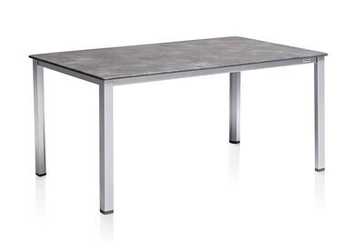Cubic Esstisch, silber/anthrazit, Aluminium, 160x90 cm, 0301821-0100 23943  1 7a5515b10c6a4d8acb68a1652a1a1fc644851f13
