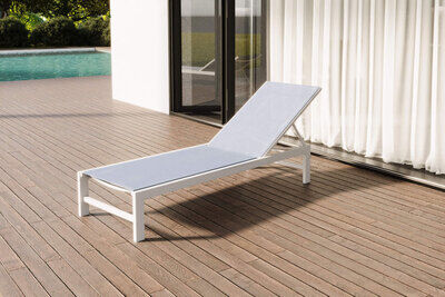 Boston Liege, creme/weiß, Aluminium, 190 x 62 cm, ergonomisch, rückenschonend, horizontal verstellbar, pulverbeschichtet 34771  bx8uPVPMD 2bde0129375249a6107d58b495b794723ecda021