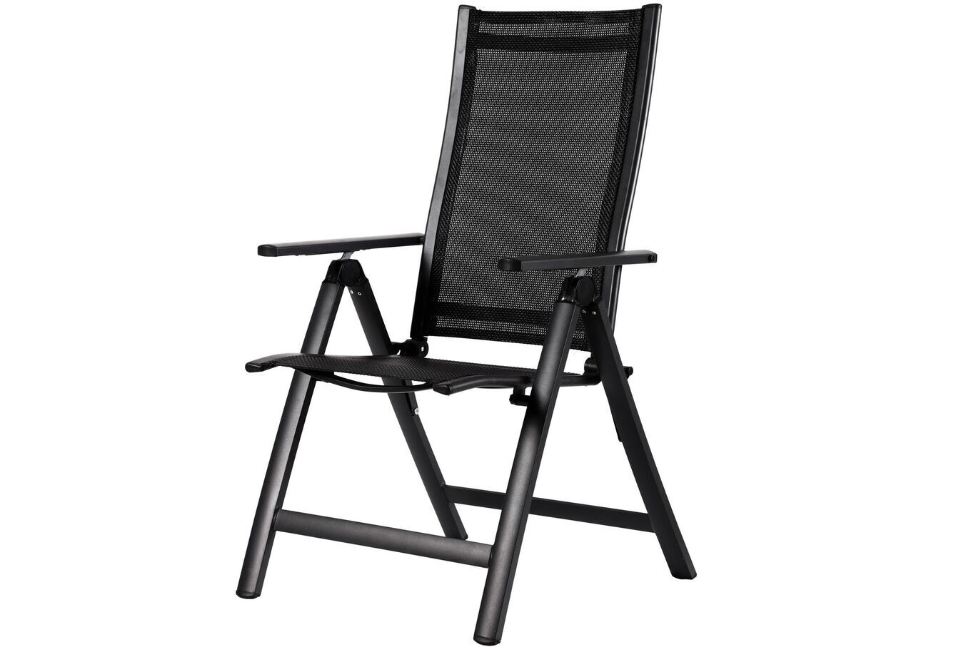 OUTFLEXX Klappstuhl, anthrazit matt/schwarz, Alu/Textilene, 60x70x106cm, 7-fach verstellbar 18341__1