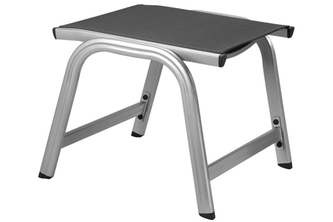 KETTLER BasicPlus Hocker, silber/anthrazit, Alu/Textilene, 0301203-0000 10703_1__1