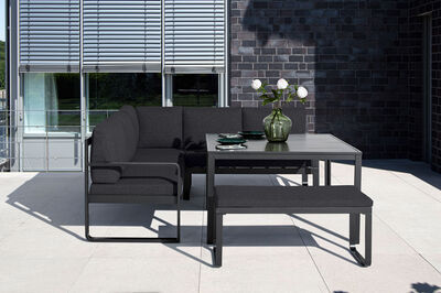 Ocean Dining-Lounge, anthrazit/anthrazit, 223 x 200 cm, inkl. Kissen, 0320831-7200 18597  1 22c8a0c5f225726be8065bc3c9a3f39b5fd163e7