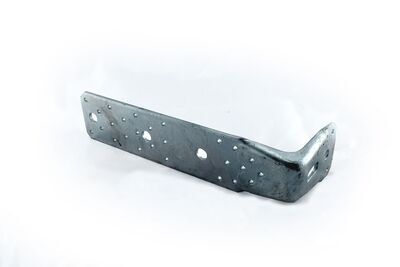 Sturmwinkel, silber, Stahl, 28,5x8,5x6,5 cm, mit Langloch, verzinkt 30510  1 9be2756809d9cc40ee0830000e420dd3f25a9547
