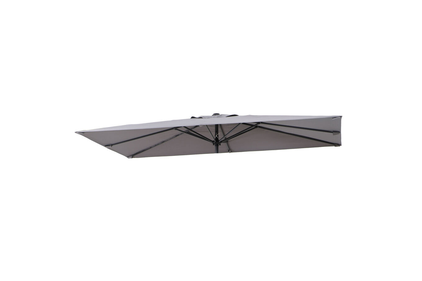 OUTFLEXX Ersatzdach für Mittelstockschirme, anthrazit, Polyester, 270x150cm 21760__1