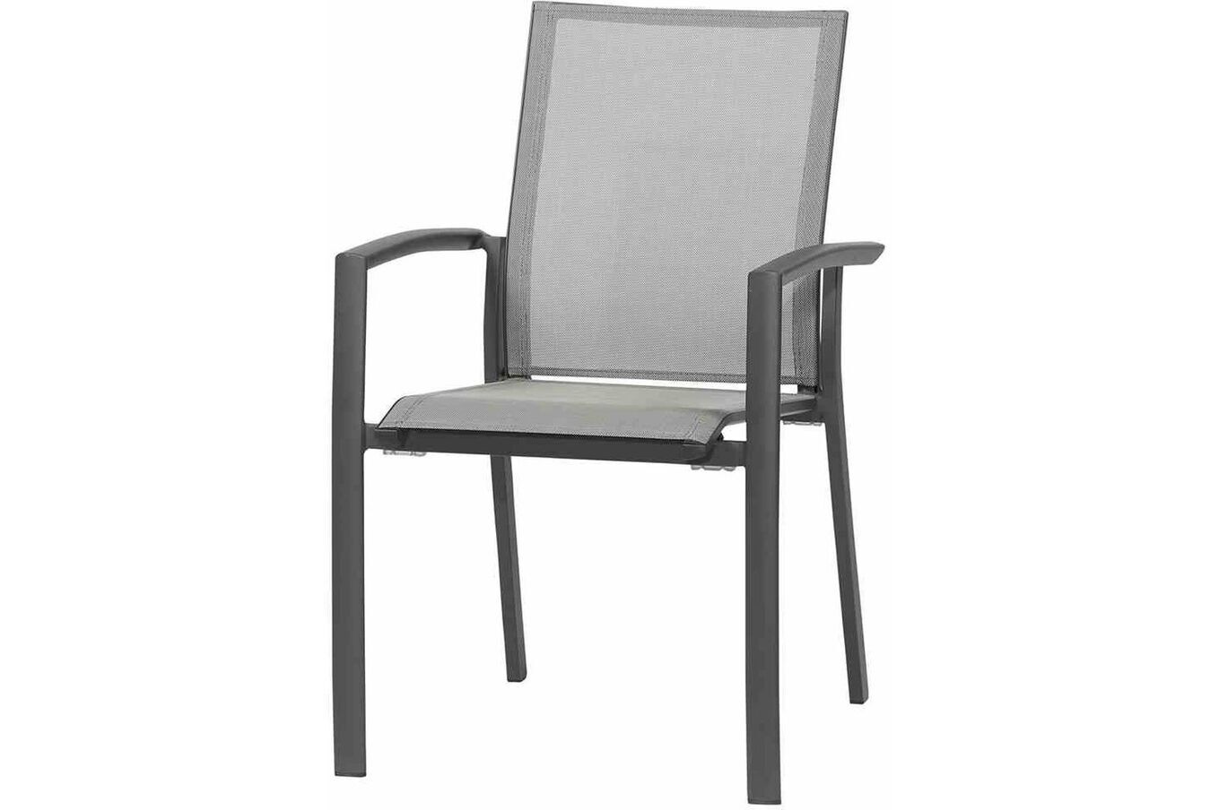 SIENA GARDEN Stapelsessel Velia, Aluminium/Ranotex, 66 x 56 x 89 cm, anthrazit 17135_1__1